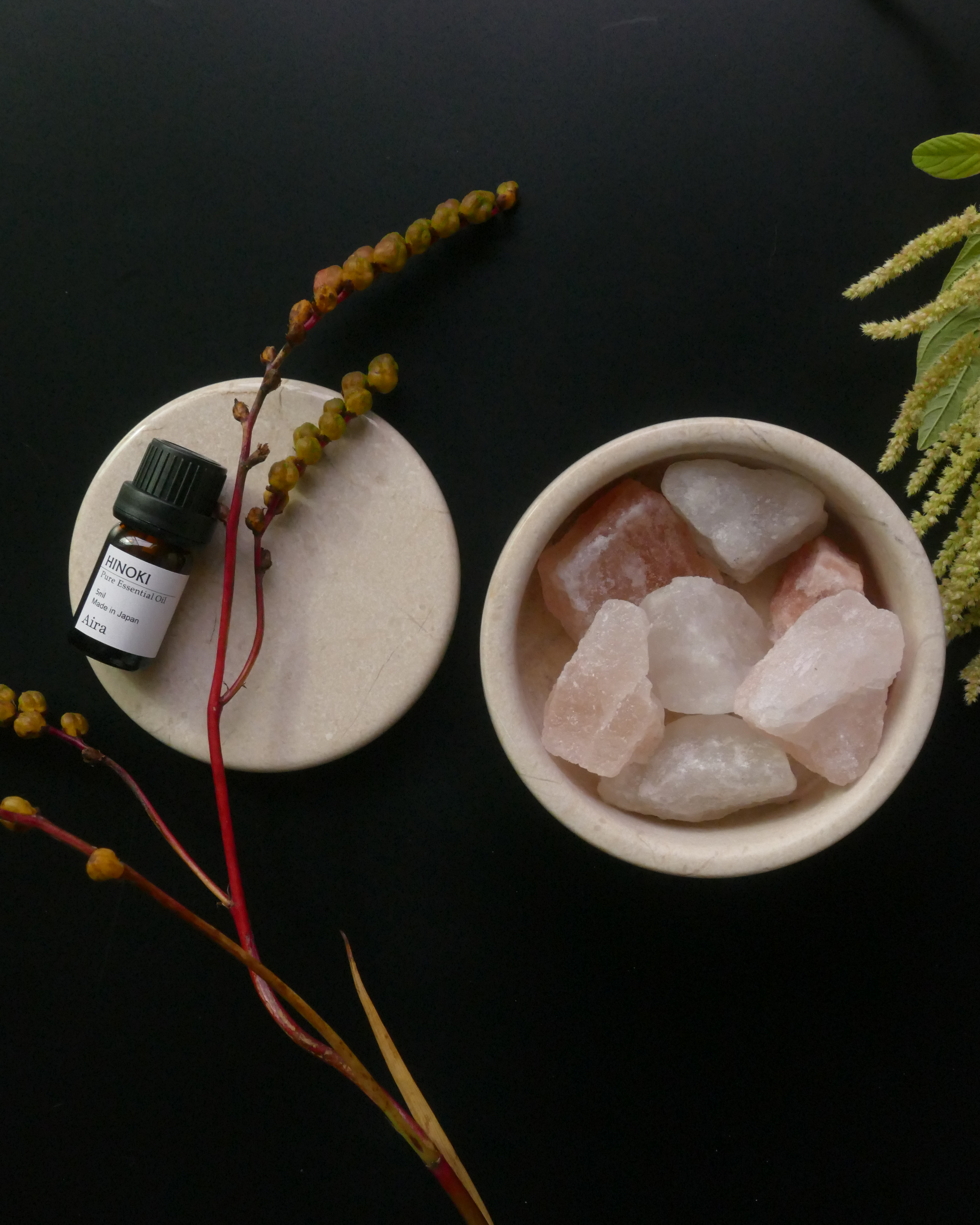 #007.ナチュラルストーンディフューザーセット-アンバー