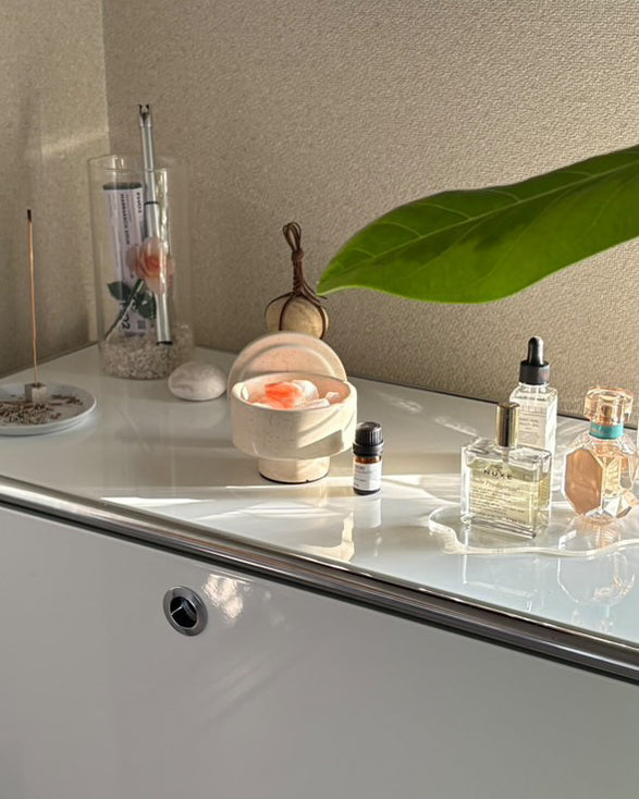 #007.ナチュラルストーンディフューザーセット-アンバー