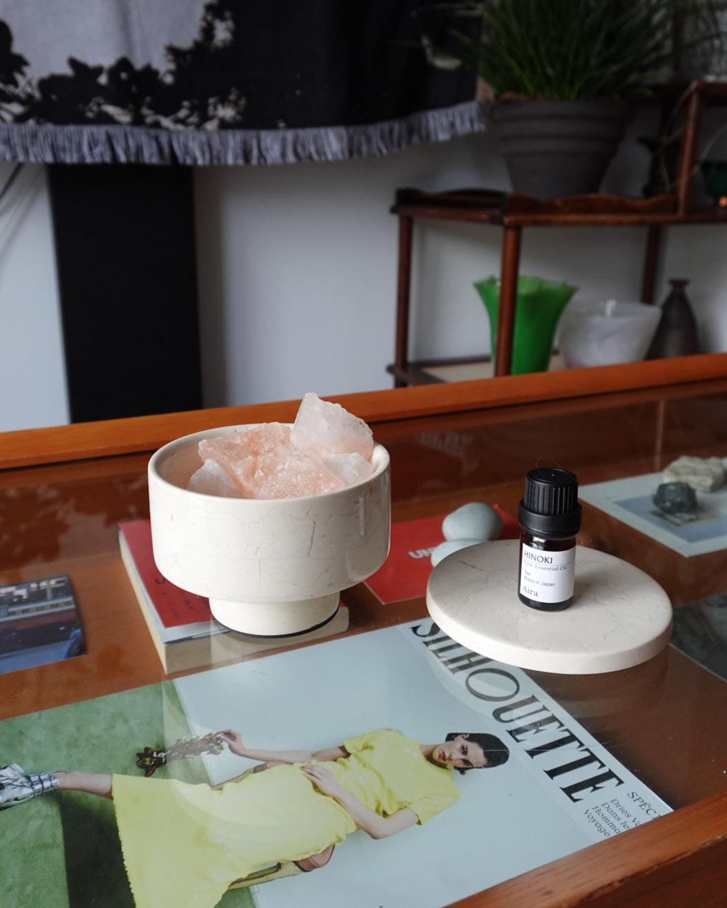 #007.ナチュラルストーンディフューザーセット-アンバー