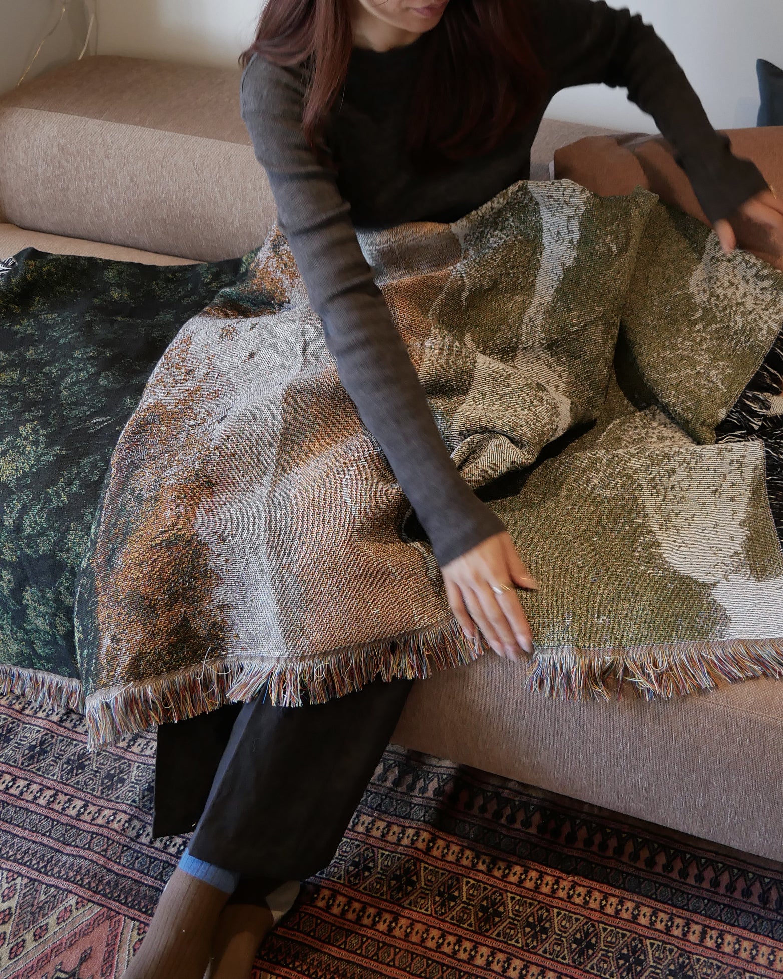 【予約販売/2月中旬以降発送】#004.スローブランケット-フロウ