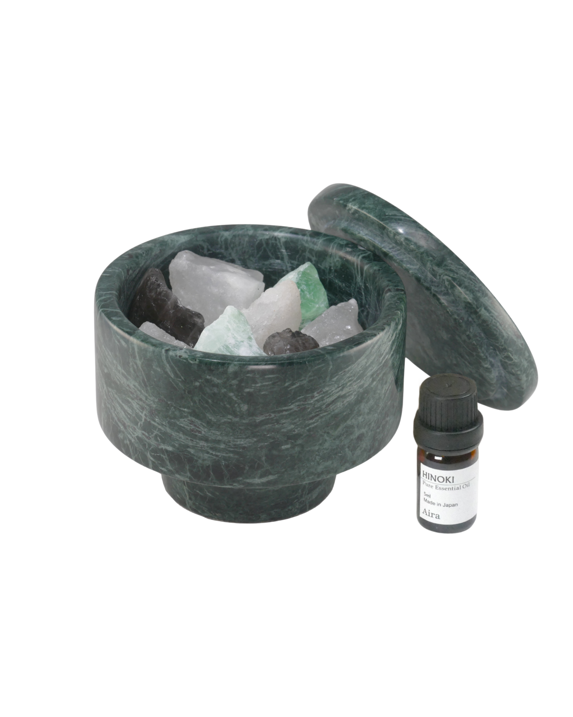 #008.ナチュラルストーンディフューザーセット-モス