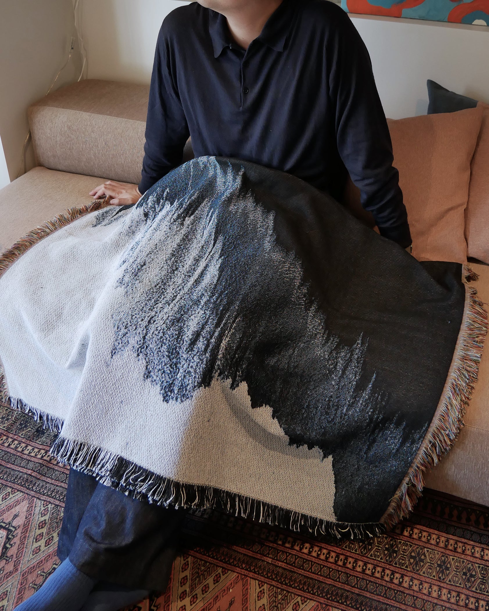 【予約販売/2月中旬以降発送】#012.スローブランケット-ウェイブ